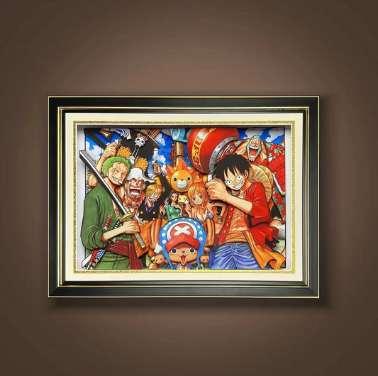 STRAW HATS CANVAS