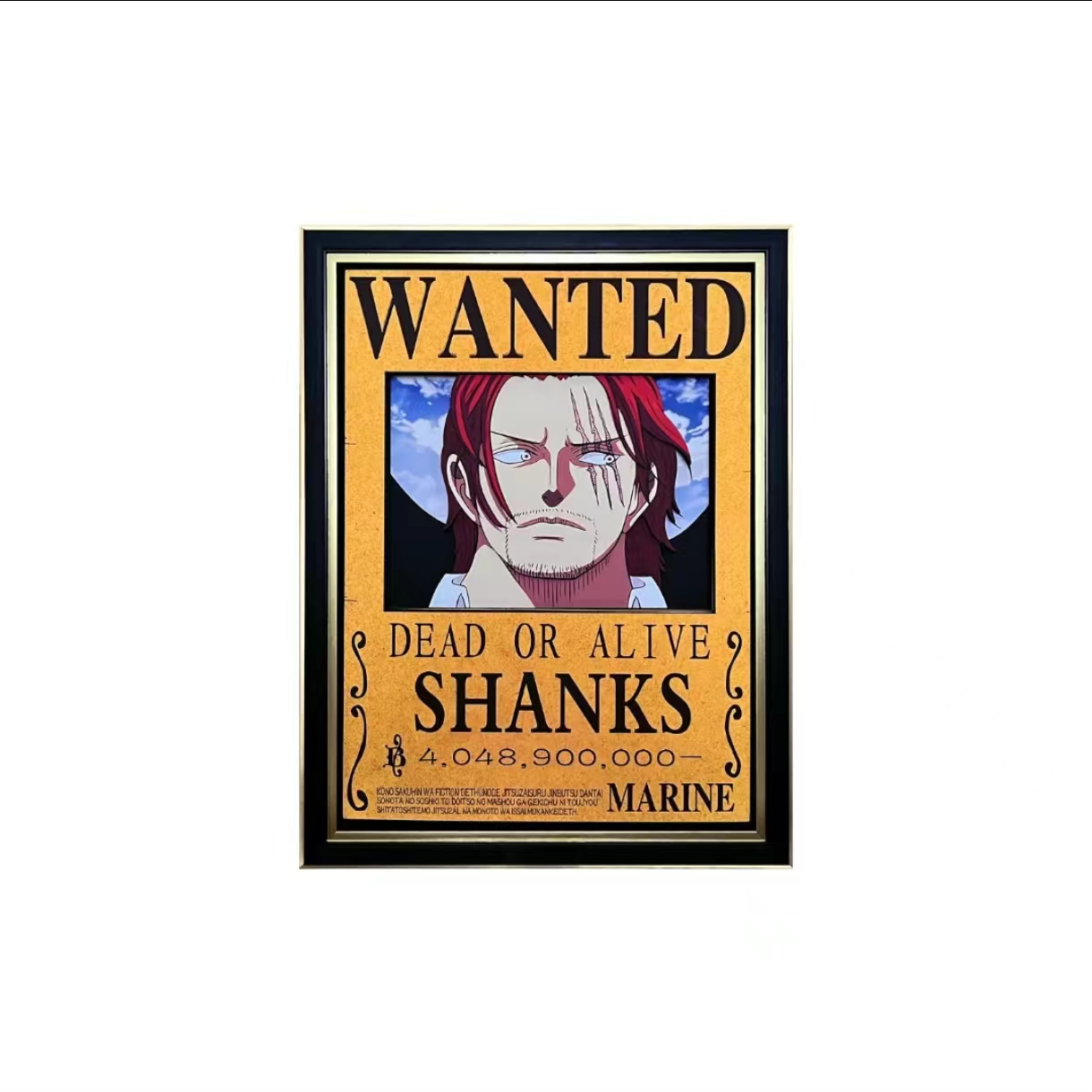 WANTED CANVAS(luffy&shanks)
